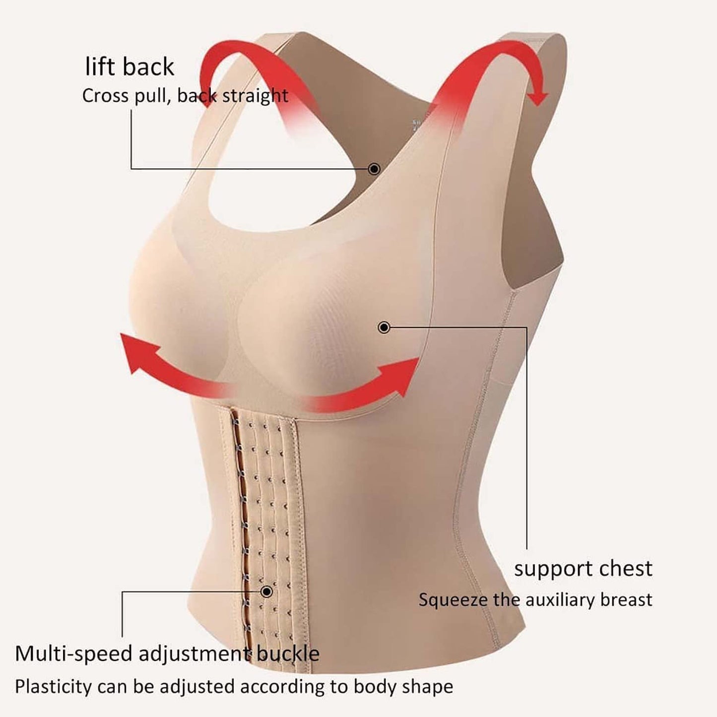 Hot Sale 49% OFF🔥Women Reducing Girdle Posture Corrector Bra
