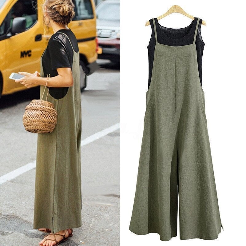 🔥Last Day Promotion-49% OFF🔥Women's Sleeveless Oversized Casual Jumpsuit