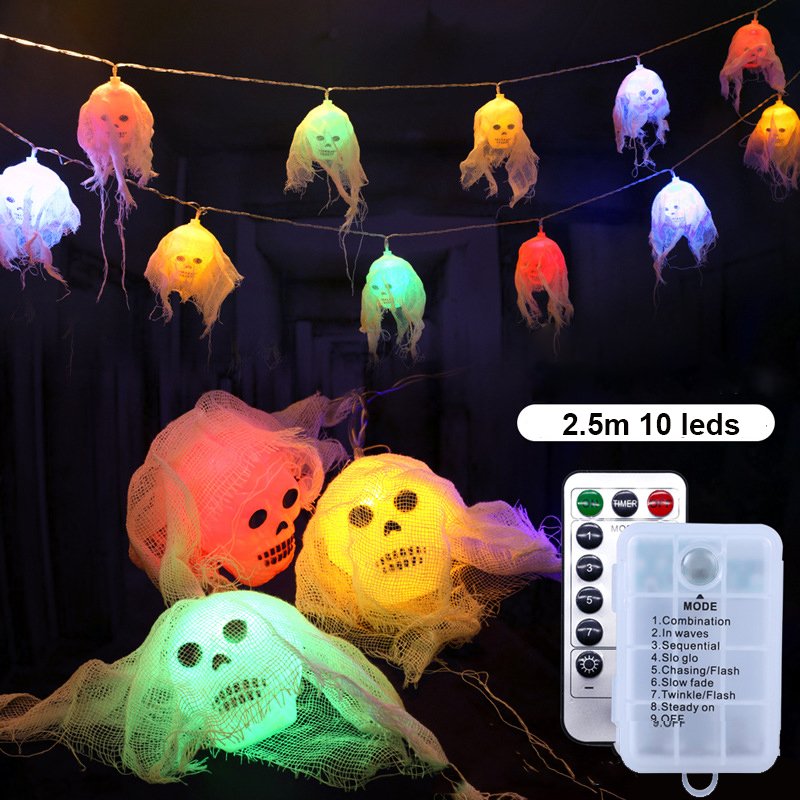 Creative 3D spider light illumination LED,remote control multi-color spider web