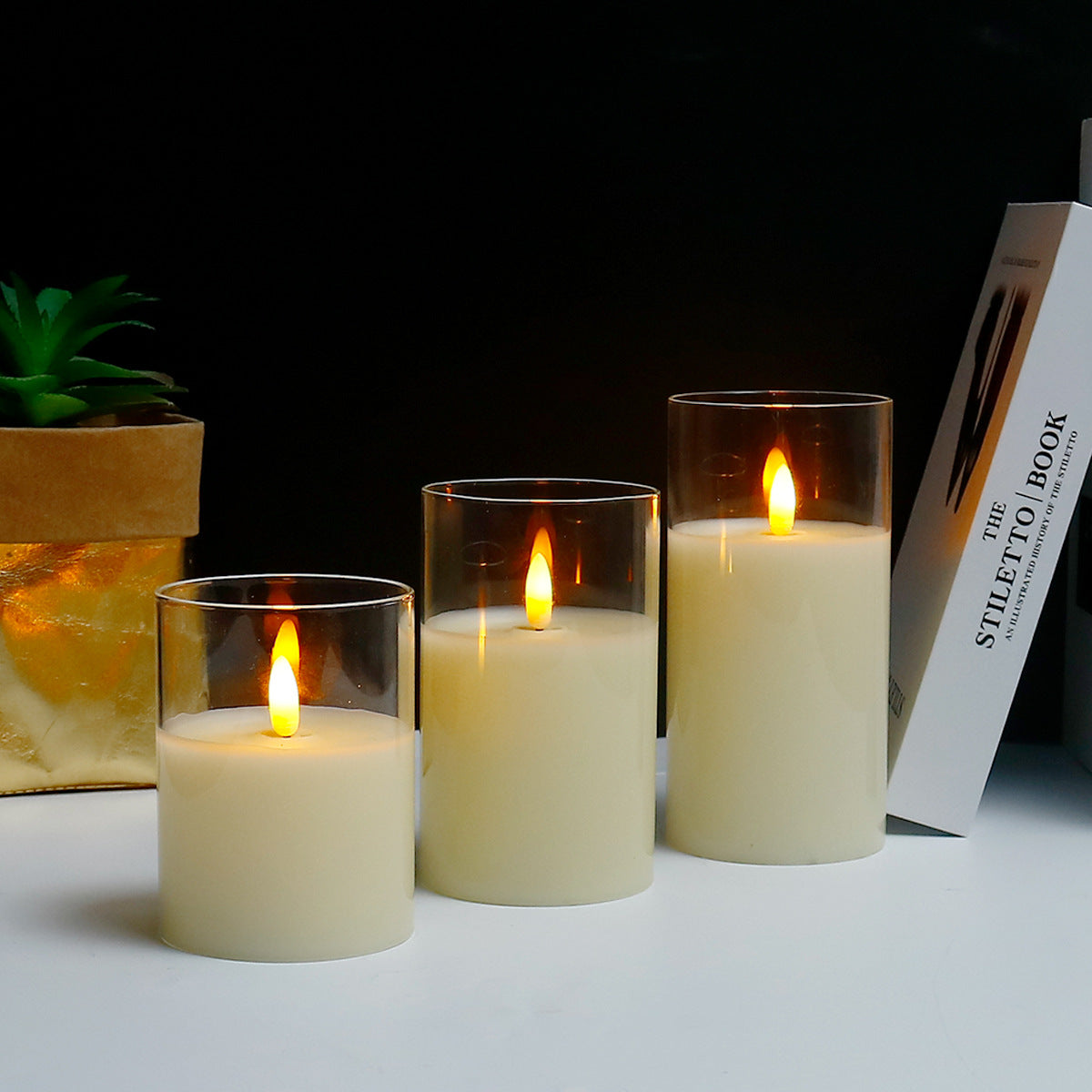 Real Flameless Candles LED Electronic Candle