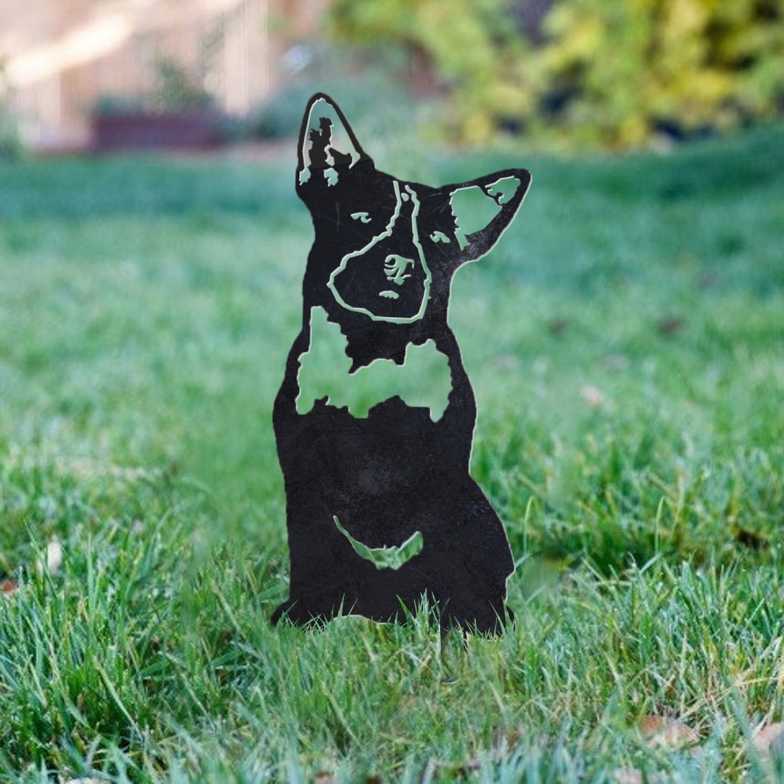 Australian Cattle Dog Metal Silhouette