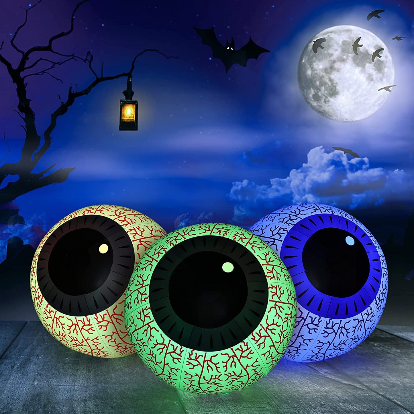 🎃 Halloween Inflatable Color Changing LED Ghost Eyeball🎃