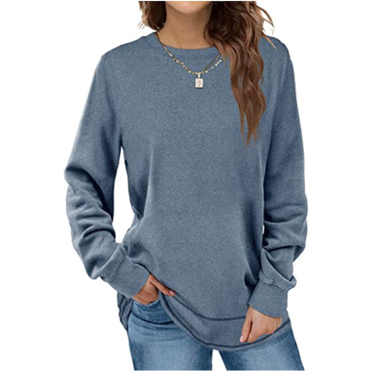 BOKE Sweatshirts for Women Crewneck Long Sleeve Shirts Tunic Tops for Leggings