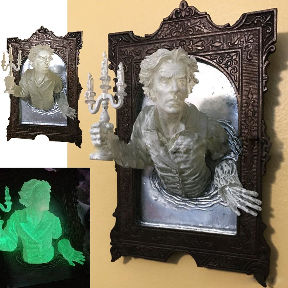 3D Creative Ghost Mirror Statue