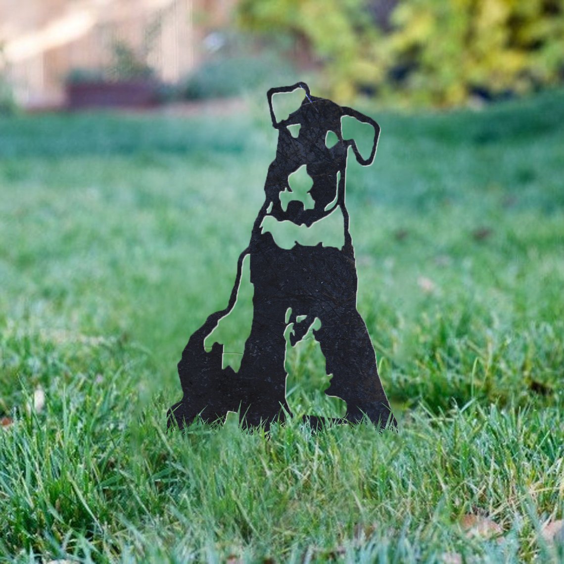Airedale Terrier Metal Silhouette