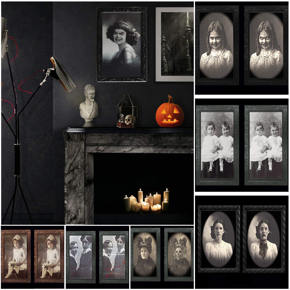 Changeable 3D Ghost Face Photo Frame