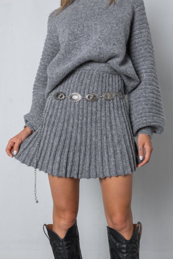 🔥Buy 2 Free Shipping🔥Pleated Knit Skirt Set