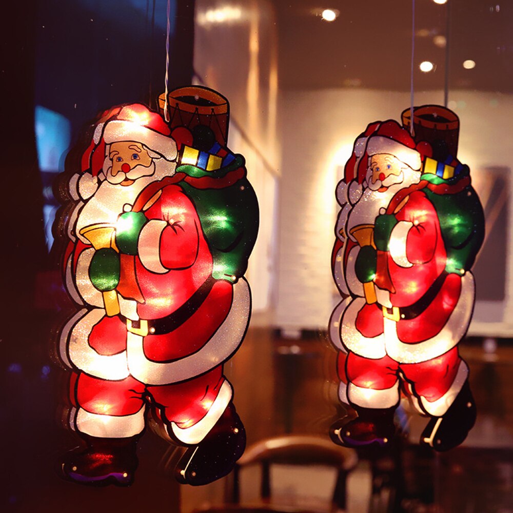 🎄Early Christmas Hot Sale 50% OFF-LED Suction Cup Window Hanging Lights