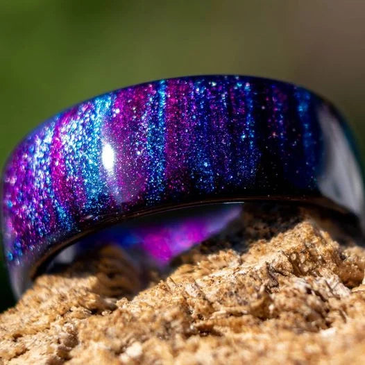 The Colored Galaxy Opal Ring