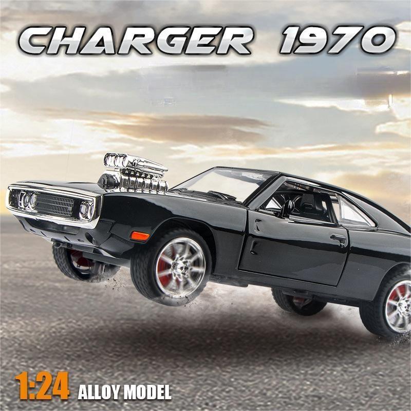 [Last day flash sale💥50% OFF] 1:24 Scale Die-Cast Vehicle - Dom's 1970 R/T Metal Model Car