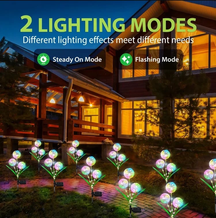 Dandelion Lamp Outdoor Garden Landscape Atmosphere Light