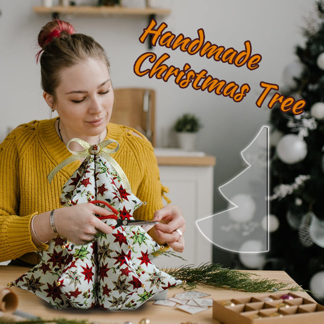 Fabric Christmas Tree Sewing Template - WITH TUTORIAL