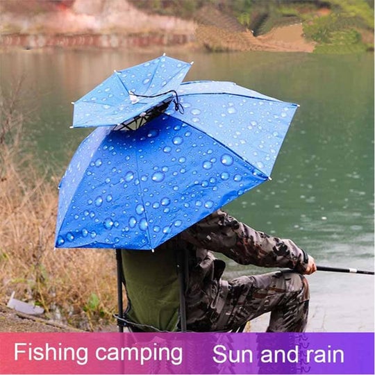 (Last Day Promotion - 50% OFF) Outdoor Double Layer Umbrella Hat
