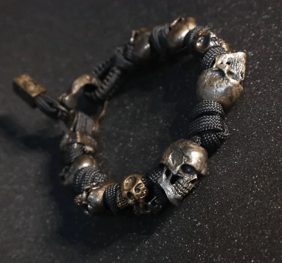 💥LAST DAY 49% OFF🏴‍☠💀The Skull Army Paracord Bracelet📿