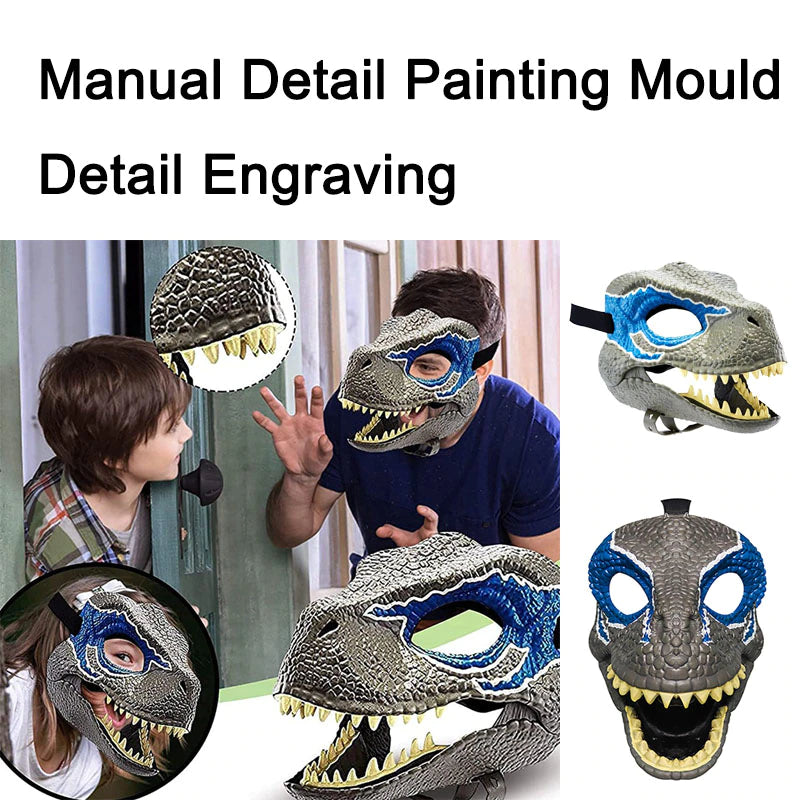 Halloween Party Horror Dinosaur Headgear Mask