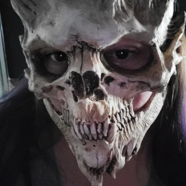 Skull and bones warrior horror Halloween mask👹