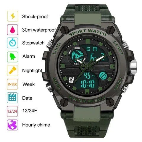 🔥Last Day Promotion 70% OFF🔥30m Waterproof Premium Men's Sports Watch - Buy 2 Free Shipping