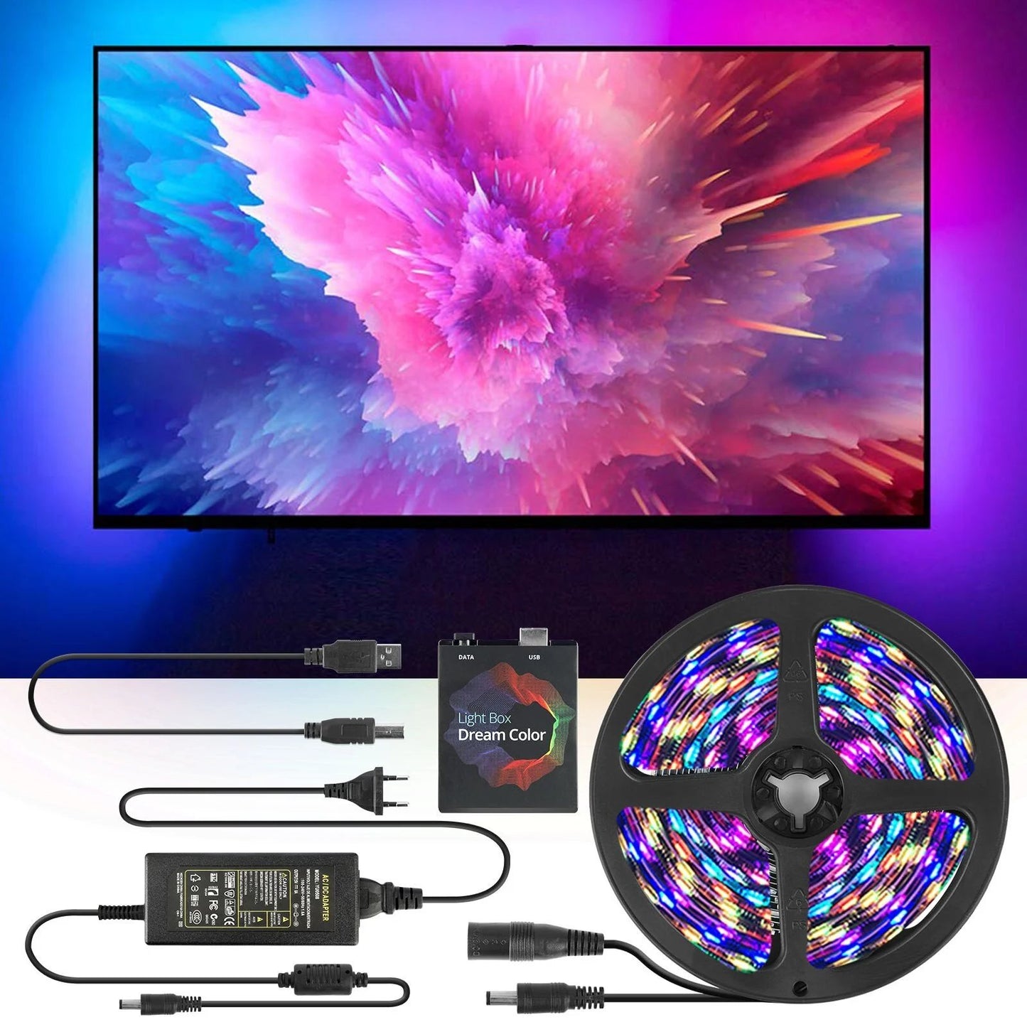 🔥Limited Time 50% Off! 🎁Ambilight TV PC Dream Screen USB LED Strip